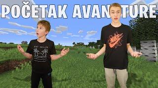 POČETAK NOVE AVANTURE... EPIZODA 1! - Minecraft Preživljavanje sa Mlađim Bratom