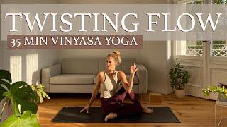 Twisting Yoga Flow Aligned And Strong | 35 Min. Vinyasa Flow