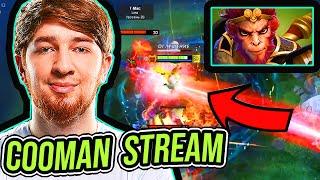 COOMAN LIVE STREAM -- MONKEY KING GAMEPLAY HIGHLIGHTS Dota 2