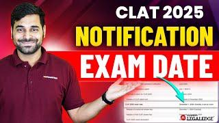 CLAT 2025 Exam Date Announced by CLAT Consortium Update | CLAT 2025 Date Confirmed