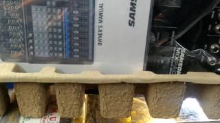 Unboxing Samson MX144FX New Mix Pad Mixer