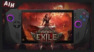 Path Of Exile 2 Is Awesome on the ROG Ally X But AFMF is broken!