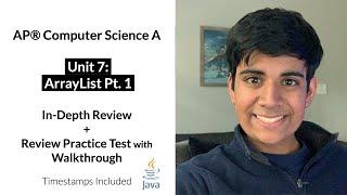 APCS Unit 7 (Part 1): ArrayList In-Depth Review and Practice Test | AP Computer Science A