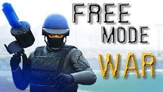 GTA 5 Freemode war #1 - Smacking noobs [Xbox One]