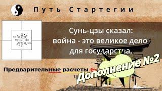 Сунь-цзы. Фраза №1. Дополнение 2. Сунь-цзы сказал: война — это великое дело для государства