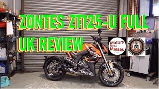 NEW Zontes ZT125-U Euro5 UK Review