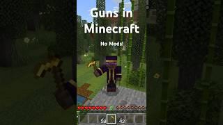 Desert Eagle in Minecraft with no mods! #minecraftbedrock #superhumanpowers #tutorial