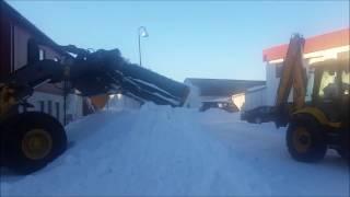 Snow cleaning in Mehamn 0036