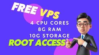 Free VPS with Root Access (4 CPU Cores, 8G RAM, 10G Storage) From Intel Developer Cloud