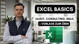 Excel im Consulting / M&A / Audit / Tax | + VORLAGE zum ÜBEN