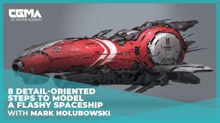 8 Detail-Oriented Steps to Model a Flashy Spaceship | Mark Hołubowski