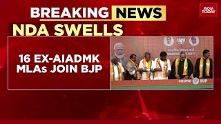 16 AIADMK MLAs Join BJP, Boost for NDA Ahead of 2024 Elections | Watch This Report