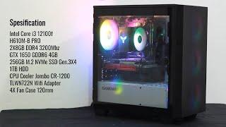 #1 PC-Build Intel Core i3-12100f+GTX 1650, Best Budget Gaming PC 2022