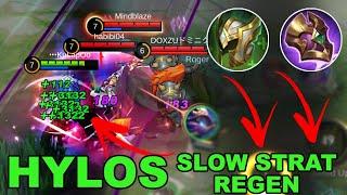 HYLOS New Slow + Regen Strat | Hylos Best Build 2022 | MLBB