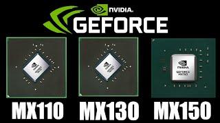 Nvedia Geforce MX110 vs MX130 vs MX150 comparison || Nvedia MX110 graphics️