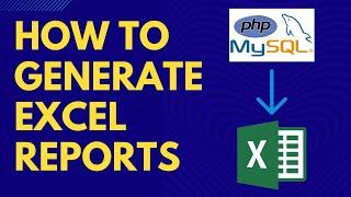 How to generate Excel reports using PHP | Codeigniter | Export data in excel using xlsxwriter.class