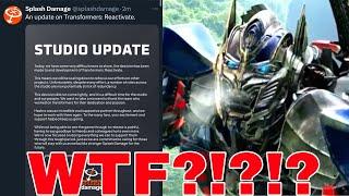 BREAKING! Transformers Reactivate CANCELED! FUTURE OF THIS FRANCHISE IS A MESS!!!