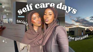 self care days  spa getaway, facials + a few days in London