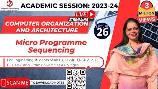 COA26: Micro Programme Sequencing |  Addressing Sequencing in Computer Organization