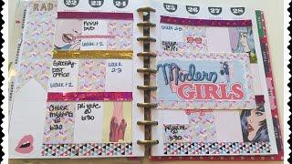 PLAN WITH ME! The Happy Planner | 80s MODERN GIRLS theme