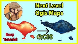 Make Qgis maps that standout (No one will teach you this )