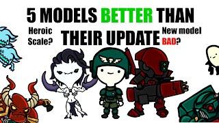 5 OLD models that look BETTER than their NEW one | 40k Opinion
