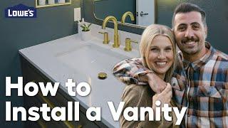 How to Install a Bathroom Vanity | Blending How-to's