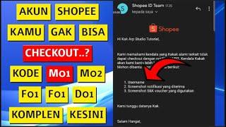 Mengatasi Shopee Gagal Checkout Kode M01 Bagian 2 Bisa Lewat Email Shopee Langsung Sembuh