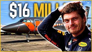 A $16 MILLION Private Jet Tour with Max Verstappen?!