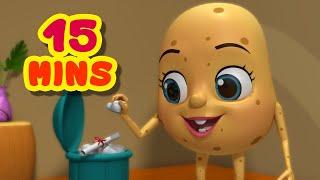 Aloo Kachaloo Ka khazana & much more | Hindi Rhymes for Children | Infobells