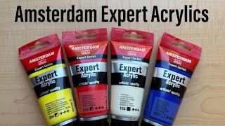 First impression of Amsterdam Expert Professional Artist Acrylics by Royal Talens Review