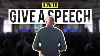 The most important thing when GIVING A SPEECH - Public Speaking Skills