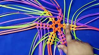 இந்த கூடை ரொம்ப  ஈஸி| very easy pooja koodai  for beginners |1roll plastic wire  lotus pooja koodai