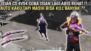 ISIAN CS 4 VS 4 ISIAN LAGI SETELAH BERENTI 4 HARI ?? TERNYATA MASIH BISA KILL BANYAK !! #freefire