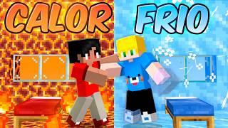 CALOR vs FRIO no Minecraft!