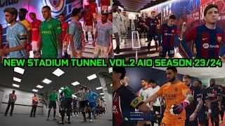 NEW STADIUM TUNNEL VOL.2 AIO SEASON 23/24 - PES 2021 & FOOTBALL LIFE