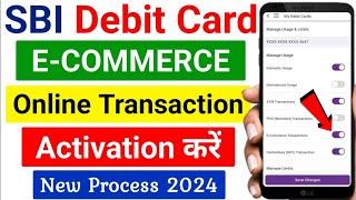 How to Activate SBI Debit Card for Online Transaction | SBI Debit Card ECom Transaction Activation