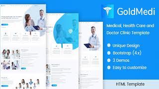 GoldMedi - Medical, Health Care and Doctor Clinic Template | Themeforest Website Templates and