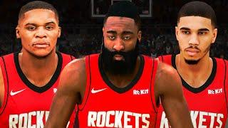 Rebuilding Russ & Harden's Rockets on 2K20