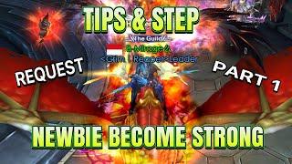 TIPS/STEP FOR NEWBIE/NEWPLAYER TO BECOME STRONG!! LEGACY OF DISCORD