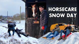 Plenty of snow & a difficult horse! - SW Farriers Vlog 09