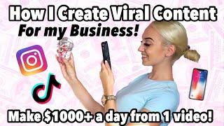 How To Create VIRAL Videos & Make $1000s Daily | FULL TUTORIAL | E-commerce Business Hacks!