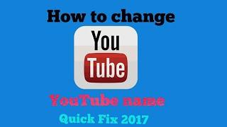 how to change youtube channel name more than 3 times