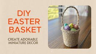 "Mini Easter Basket Creations: Transform Everyday Materials Into Holiday Decorations"