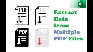 014. Import Data from MULTIPLE PDF into Excel with Power Query! (no 3rd party software needed)