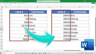 How to Add Leading Zeros to numbers in Microsoft Excel | Format Numbers with Leading Zeros