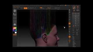 Videotutorial Zbrush, how to make curly hair?