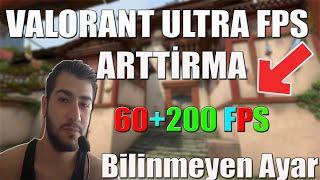 VALORANT - FPS Arttirma Yeni Ultra Ayarlar Ve Bilinmeyenler