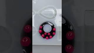 How to make polka dot resin earrings