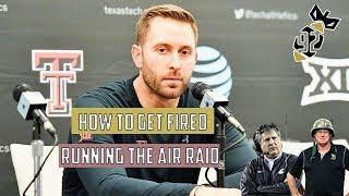 How to Get Fired Running the Air Raid Offense